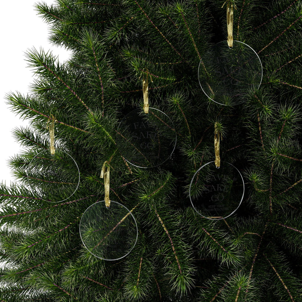 Fave Sake Co. Acrylic Ornament – Keep Your Favorites Close